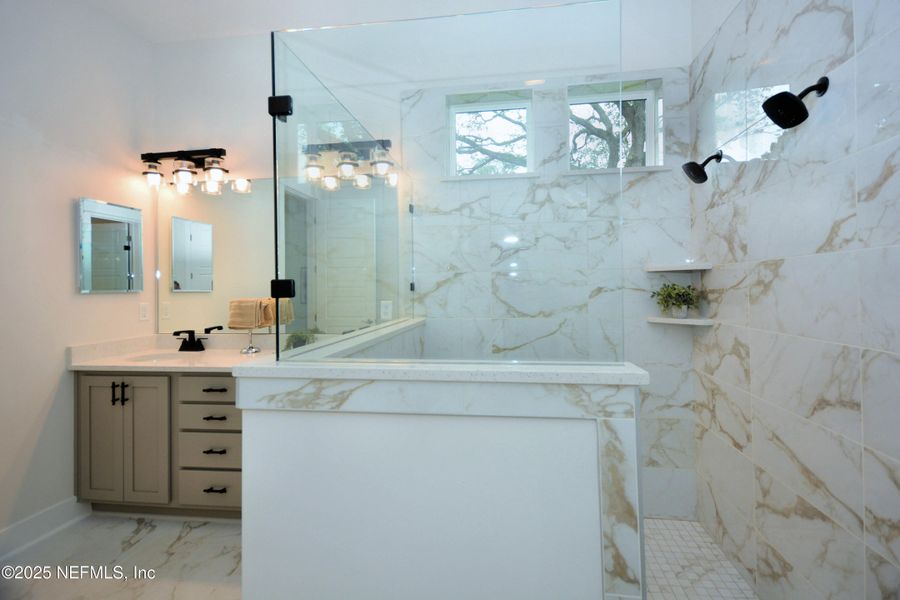 Furnished interior view inside a new home in , Fernandina Beach (Image 36).