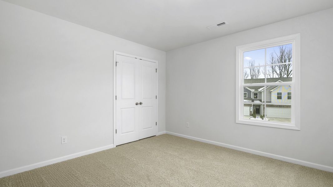 Spacious, unfurnished interior of a new home in The Meadows at Kinsley, Jamestown (Image 16). Spacious, unfurnished interior of a new home in The Meadows at Kinsley, Jamestown (Image 16).