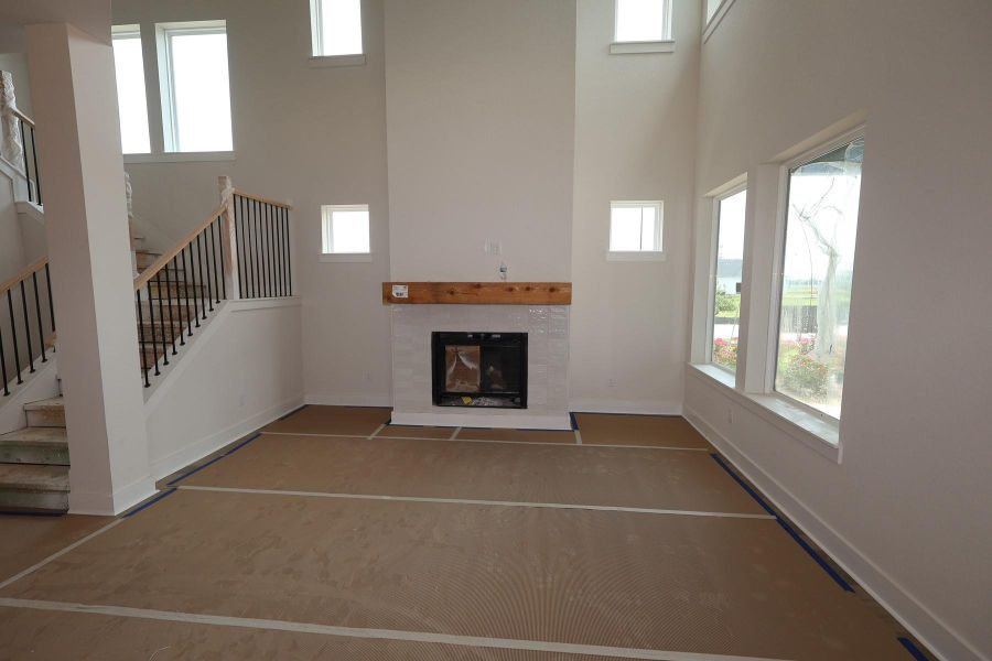 In-progress construction of a new home in Elyson - Grove Row Collection, Katy, TX (Image 12). In-progress construction of a new home in Elyson - Grove Row Collection, Katy, TX (Image 12).