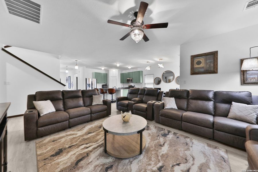 Furnished interior view inside a new home in Brookmill, San Antonio (Image 23). Furnished interior view inside a new home in Brookmill, San Antonio (Image 23).