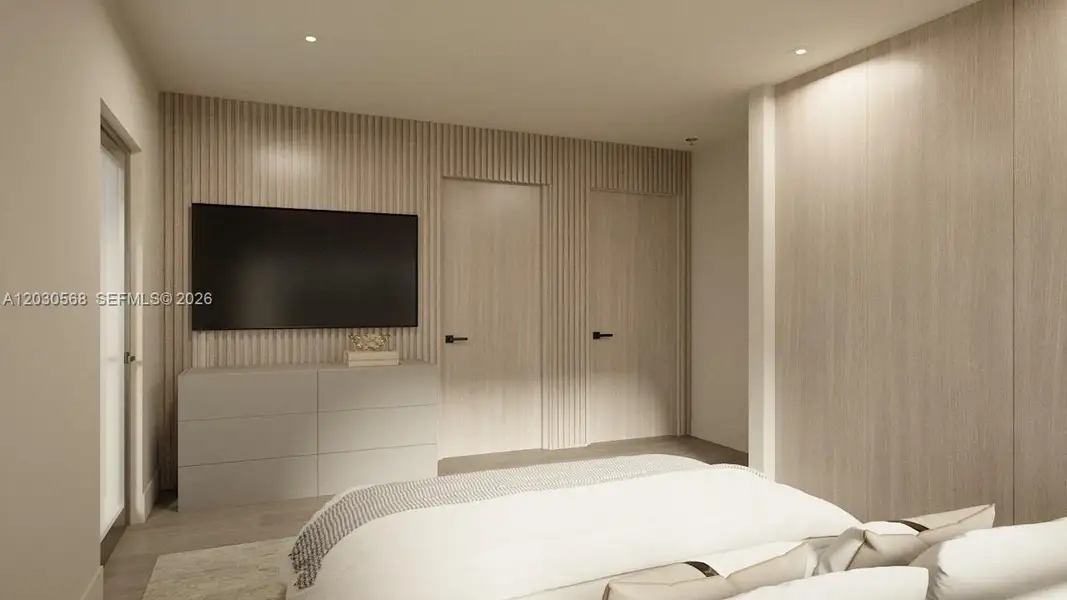 Furnished interior view inside a new home in , Miami Beach (Image 11).