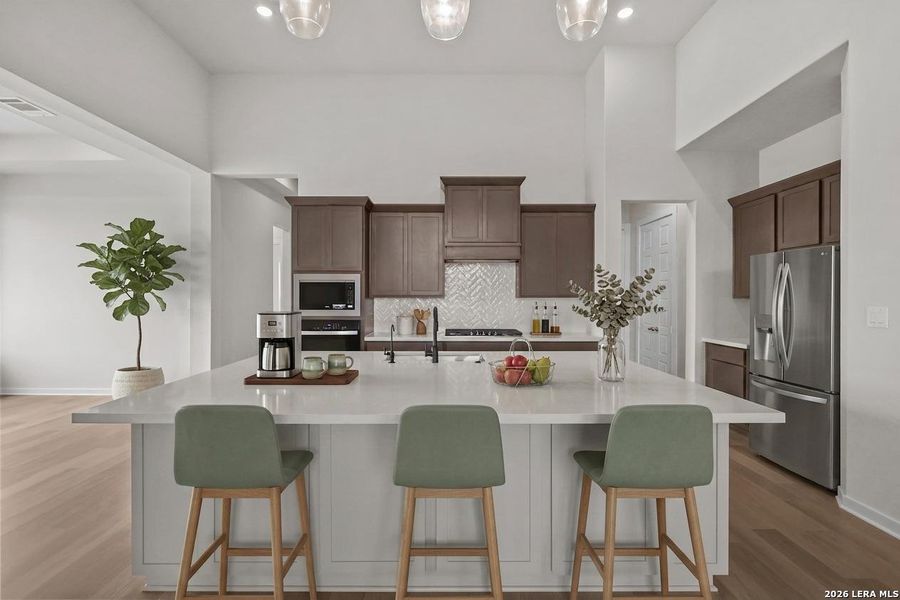 Furnished interior view inside a new home in Buffalo Crossing, Cibolo (Image 12).