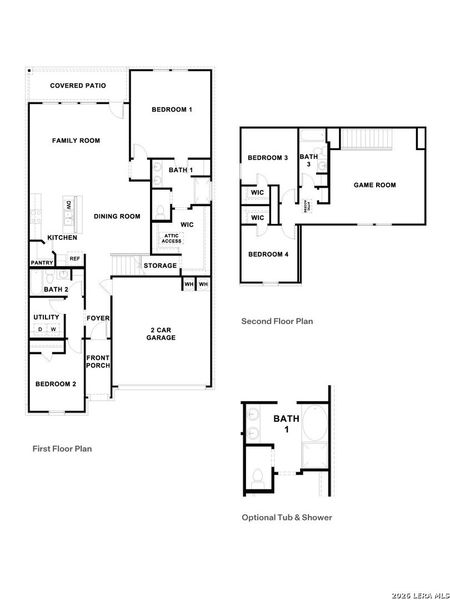 2D floor plan layout of this home in Mayfair, New Braunfels, TX (Image 2). 2D floor plan layout of this home in Mayfair, New Braunfels, TX (Image 2).