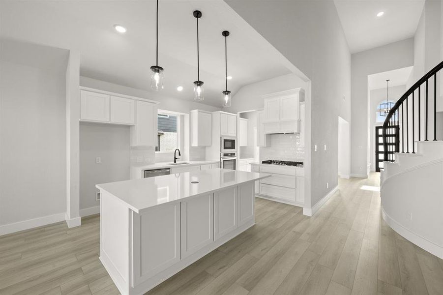 Furnished interior view inside a new home in Westside Preserve, Midlothian (Image 13).