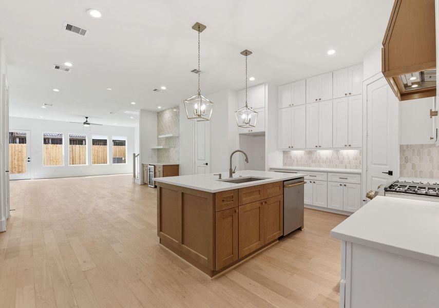 Furnished interior view inside a new home in , Houston (Image 5).
