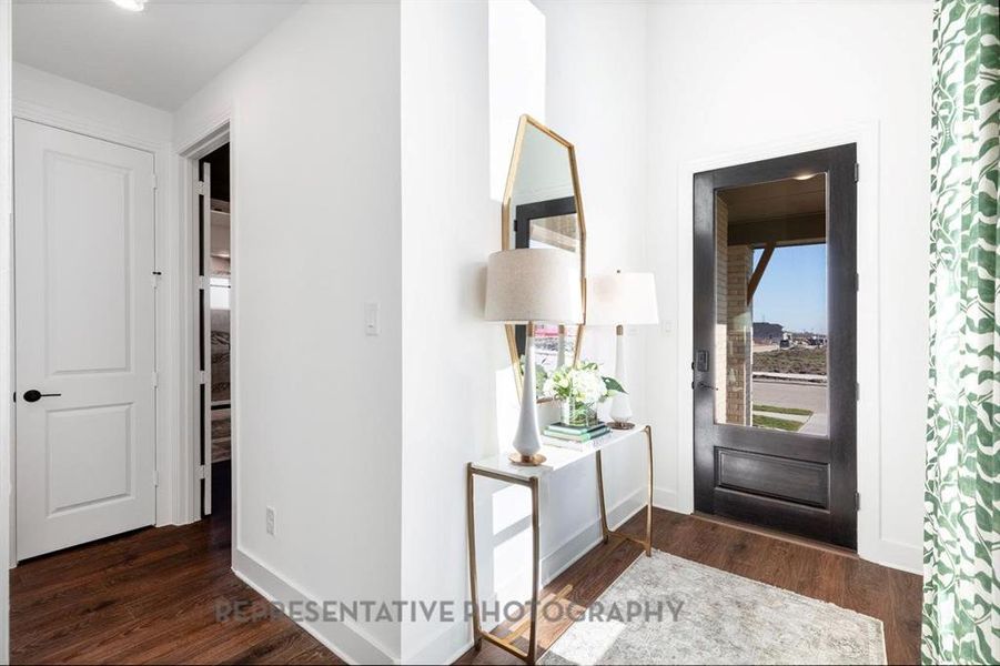 Furnished interior view inside a new home in , Royse City (Image 31).