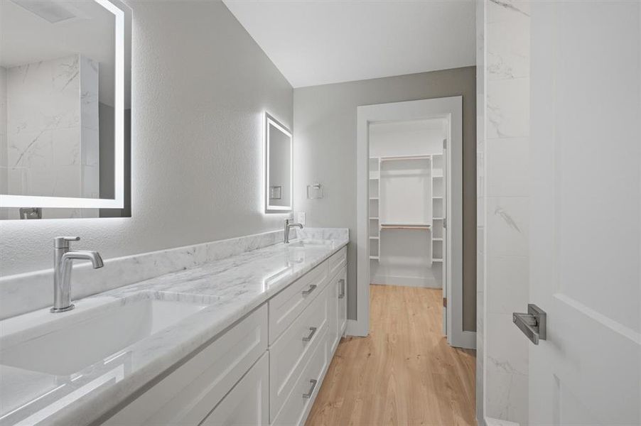 Furnished interior view inside a new home in , Sherman (Image 9).