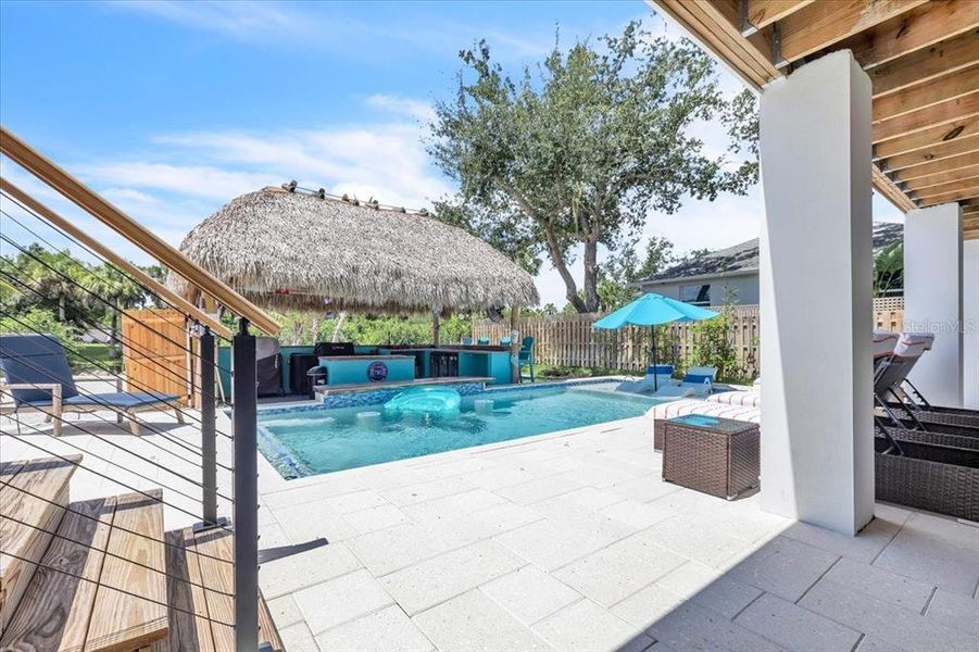 Exterior details and patio area of a home in , North Fort Myers (Image 20).