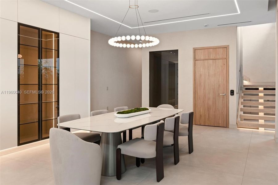 Furnished interior view inside a new home in , Miami (Image 18). Furnished interior view inside a new home in , Miami (Image 18).