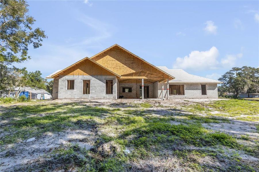 In-progress construction of a new home in , Deland, FL (Image 27). In-progress construction of a new home in , Deland, FL (Image 27).
