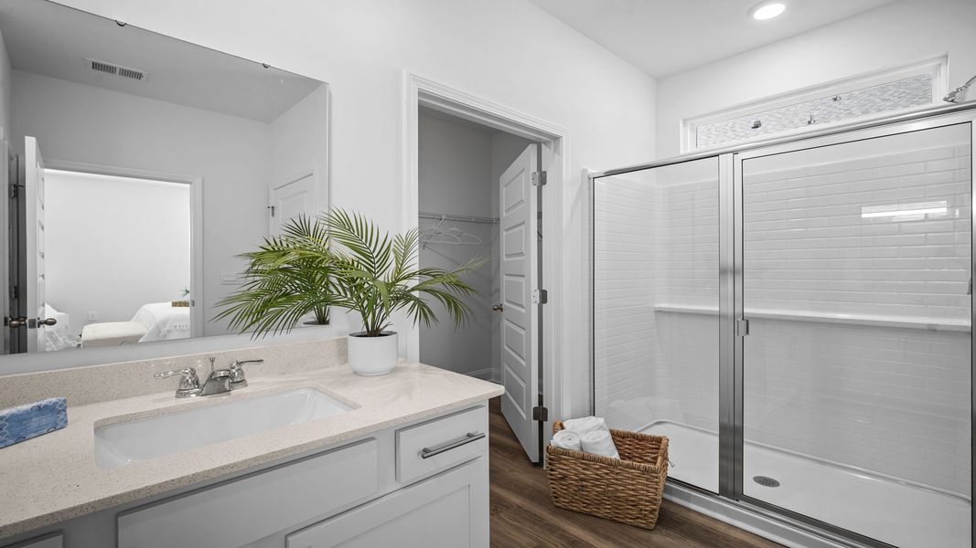Furnished interior view inside a new home in The Lakes at North Glynn, Brunswick (Image 26).