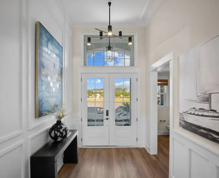 Representative furnished interior of a home built from the The Sandcastle by Chesapeake Homes in Coastal Club of the Carolinas, Calabash (Image 11).