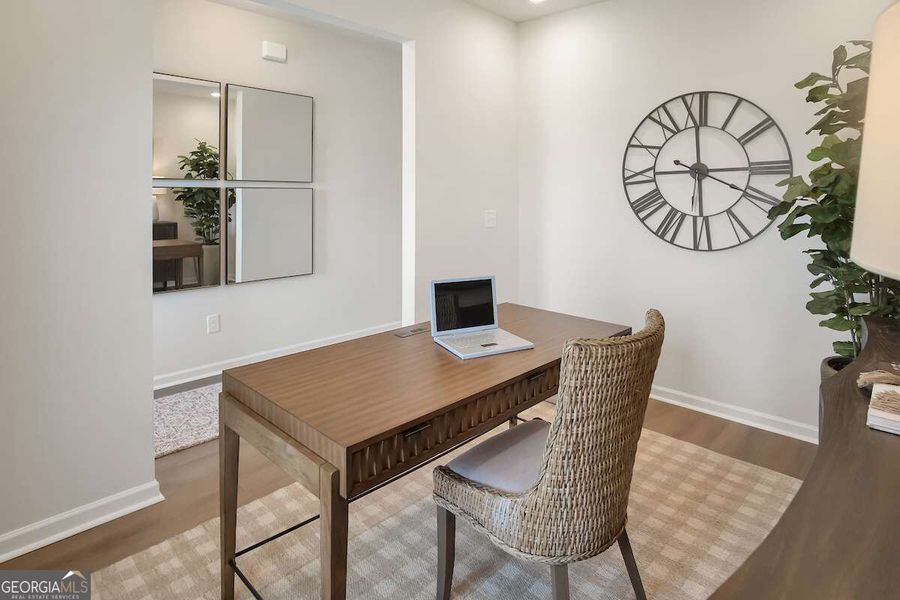 Furnished interior view inside a new home in Bryson Farms, Byron (Image 10).