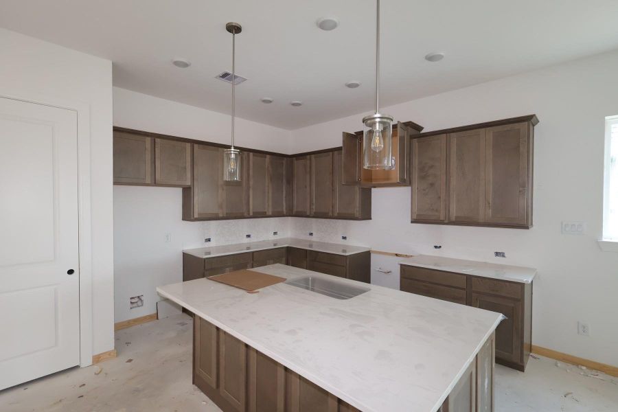 In-progress construction of a new home in The Grand Prairie - Meadow Collection, Hockley, TX (Image 29).