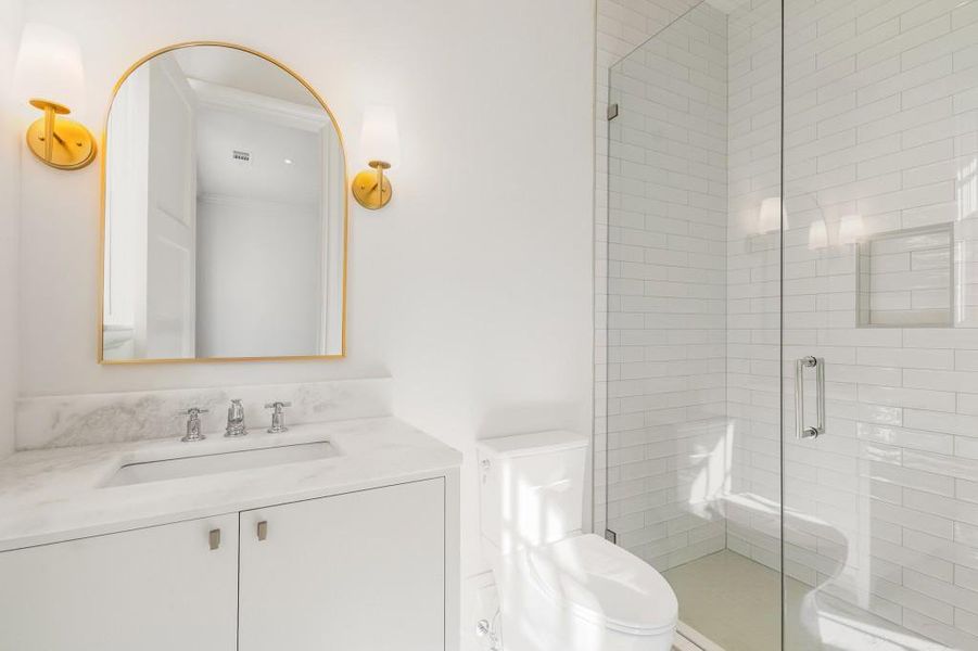 Furnished interior view inside a new home in , Atlanta (Image 29).