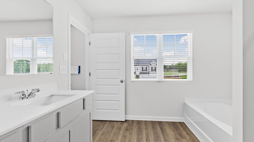 Furnished interior view inside a new home in Echo Glen, Stockbridge (Image 10).