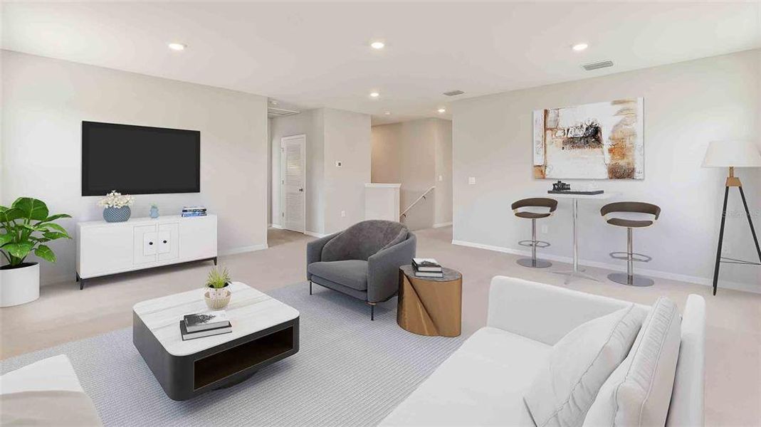 Furnished interior view inside a new home in Deerbrook, Land O' Lakes (Image 10).