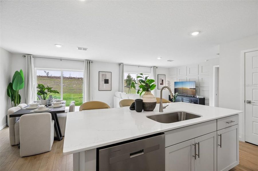Furnished interior view inside a new home in Boulevard Oaks, Lady Lake (Image 24).