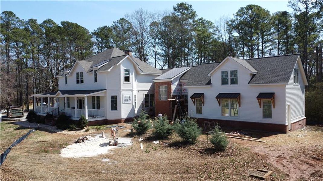 In-progress construction of a new home in , Marietta, GA (Image 17).