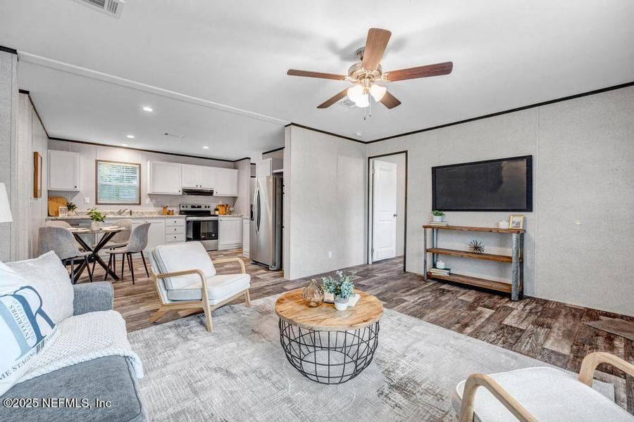 Furnished interior view inside a new home in , Jacksonville (Image 12). Furnished interior view inside a new home in , Jacksonville (Image 12).