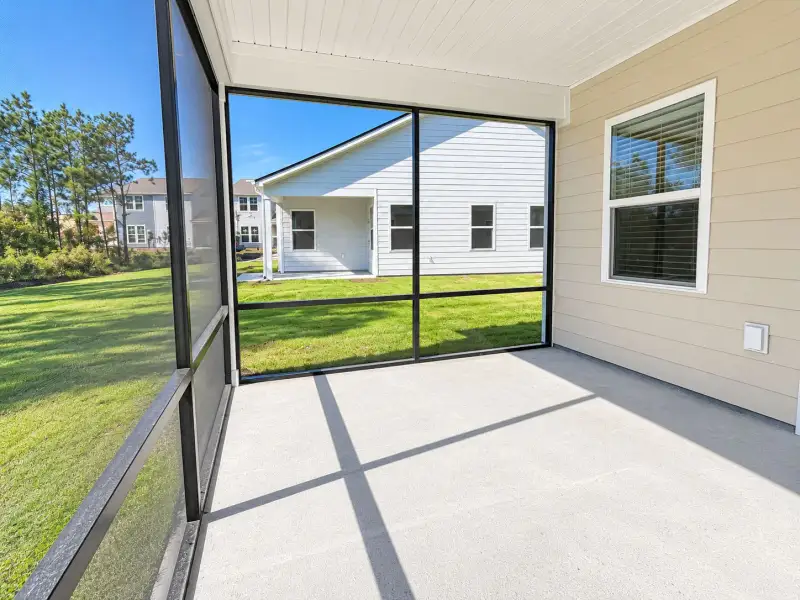 Exterior details and patio area of a home in Southport Meadows, Southport (Image 3).