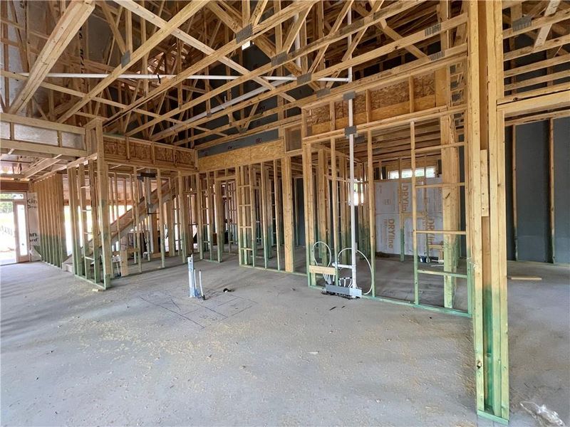 In-progress construction of a new home in , Gainesville, GA (Image 39).