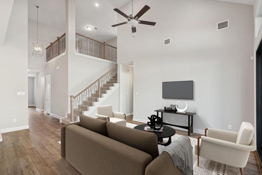 Virtually staged to give you the visual you need to see furniture placement and how the home can live.