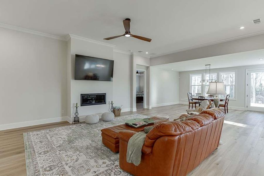 Furnished interior view inside a new home in , Hoschton (Image 14).