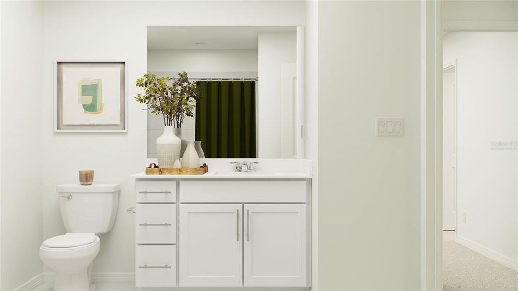 Furnished interior view inside a new home in , Haines City (Image 24).