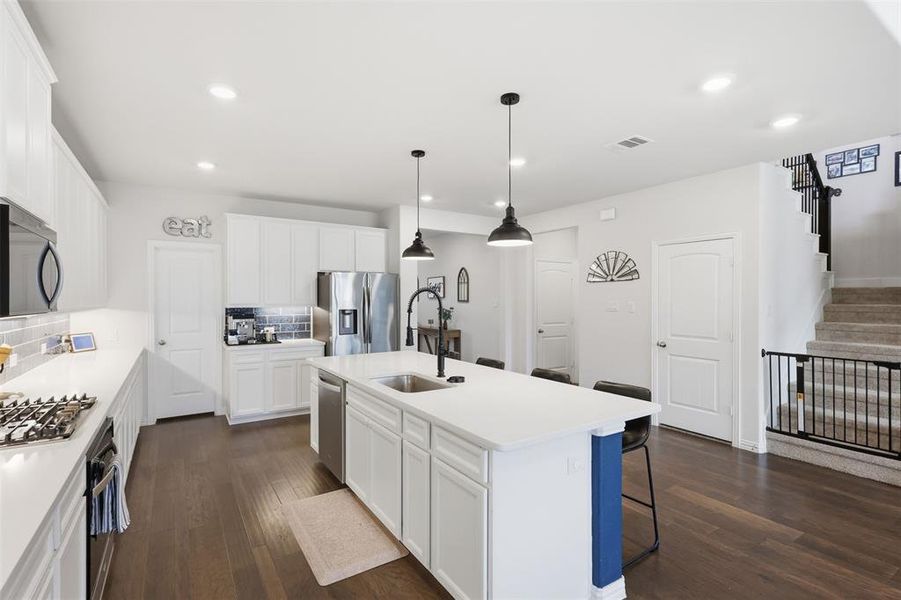 Furnished interior view inside a new home in , Denton (Image 16).