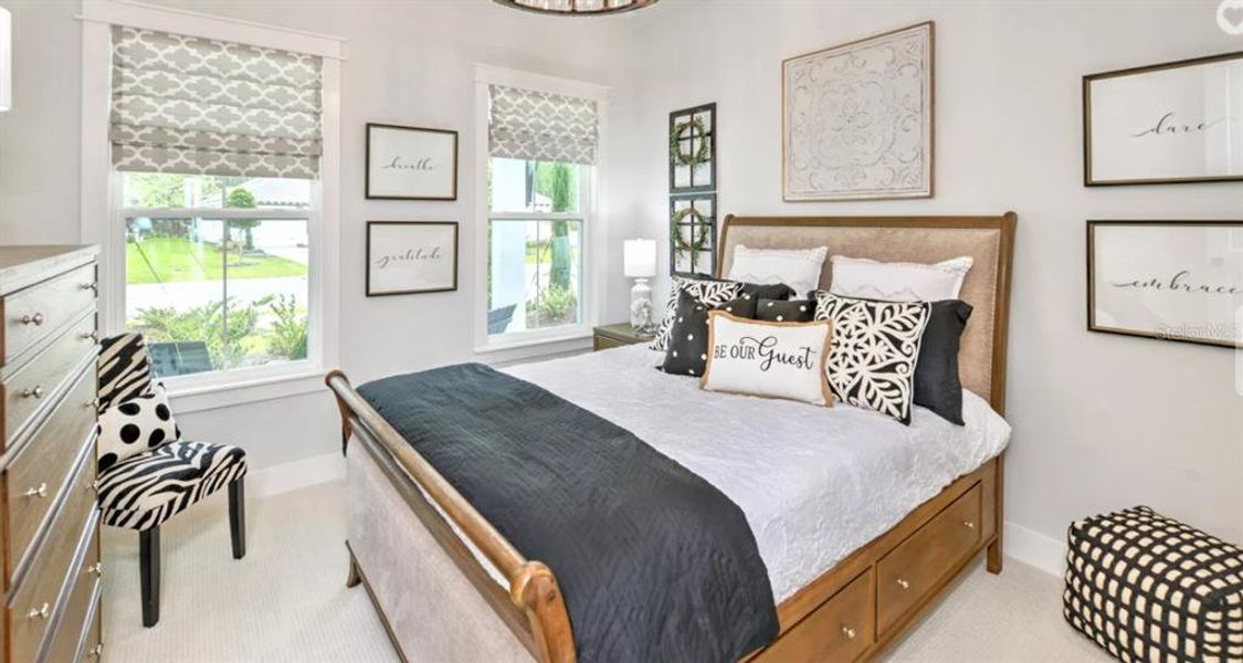 Furnished interior view inside a new home in Plantation Bay, Ormond Beach (Image 17). Furnished interior view inside a new home in Plantation Bay, Ormond Beach (Image 17).