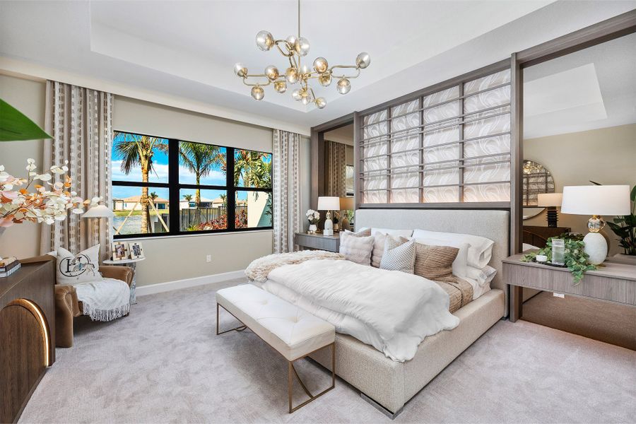 Representative furnished interior of a home built from the Vienna Grande by GL Homes in Valencia Del Mar (55+), Boynton Beach (Image 11).