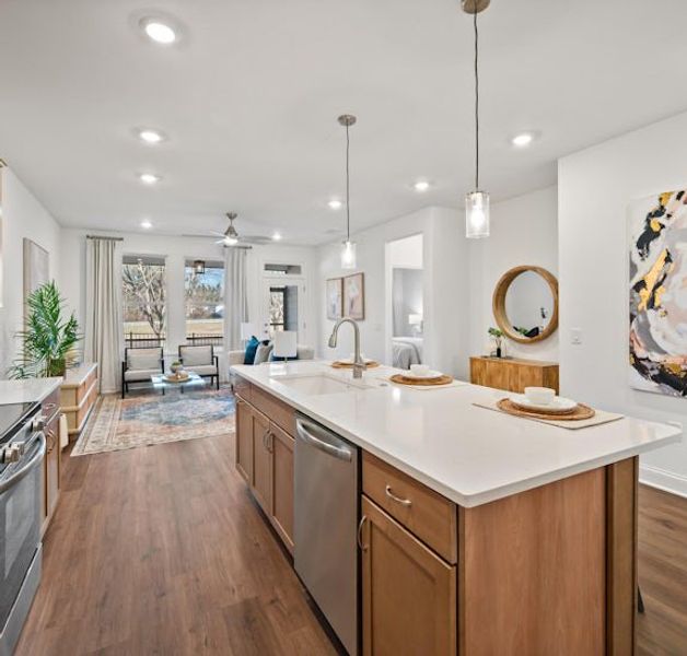 Representative furnished interior of a home built from the The Mimosa by Windsong Properties in Harmony Walk, Cartersville (Image 9).