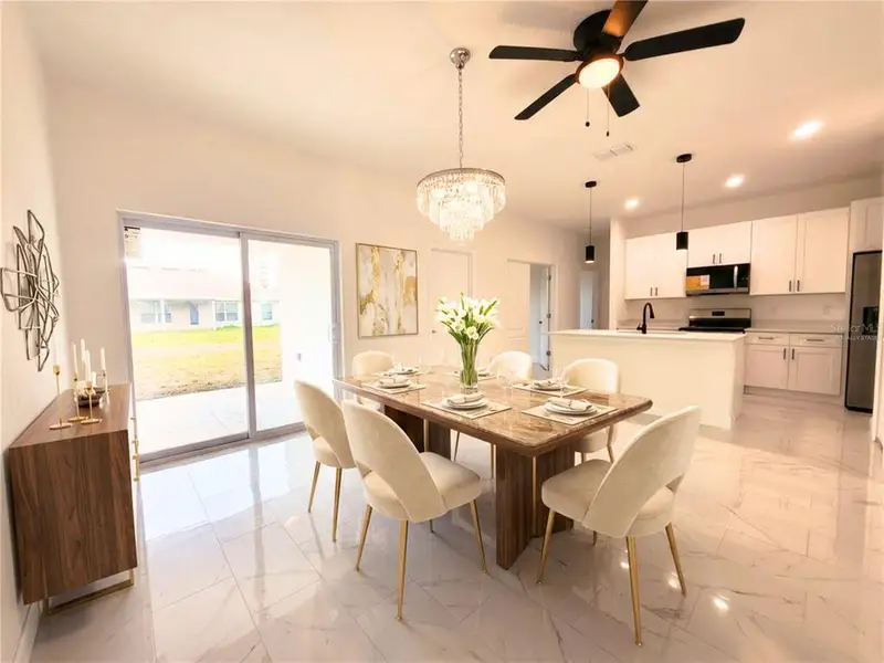 Furnished interior view inside a new home in , Palm Bay (Image 7). Furnished interior view inside a new home in , Palm Bay (Image 7).