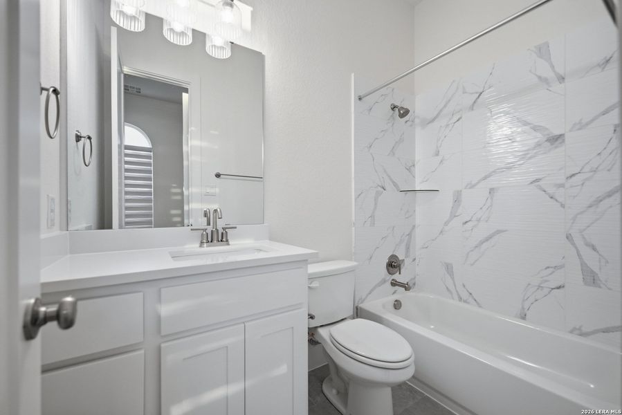 Furnished interior view inside a new home in Mesa Western, Cibolo (Image 11). Furnished interior view inside a new home in Mesa Western, Cibolo (Image 11).