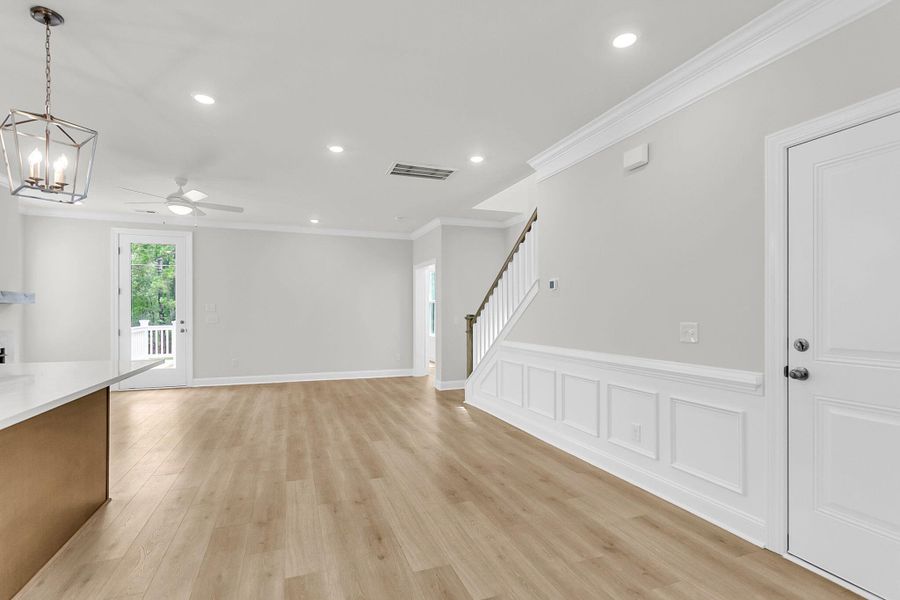 Spacious, unfurnished interior of a new home in Heron Preserve, Hanahan (Image 38).