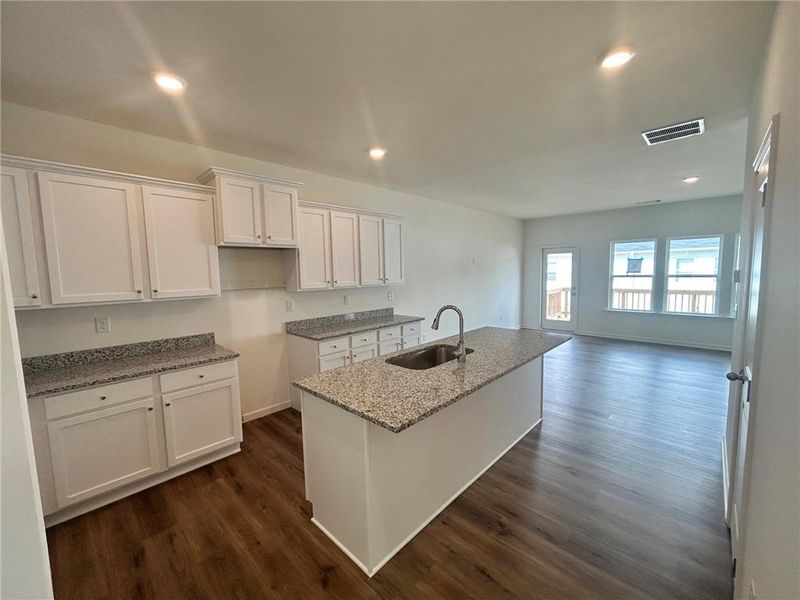 Furnished interior view inside a new home in Old Salem Crossing, Conyers (Image 4).