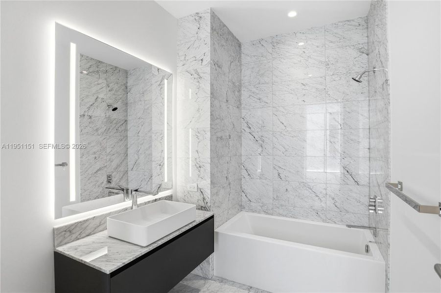 Furnished interior view inside a new home in , Miami (Image 44). Furnished interior view inside a new home in , Miami (Image 44).