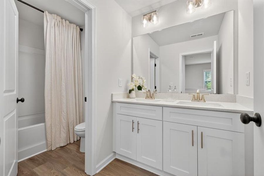 Furnished interior view inside a new home in Medlock Park, Austell (Image 42).