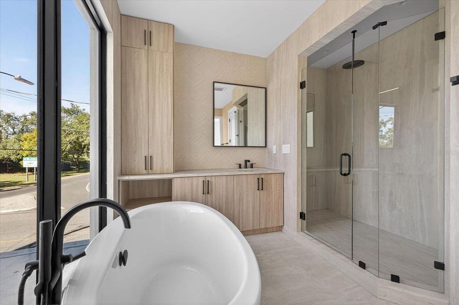 Furnished interior view inside a new home in , Tampa (Image 12).