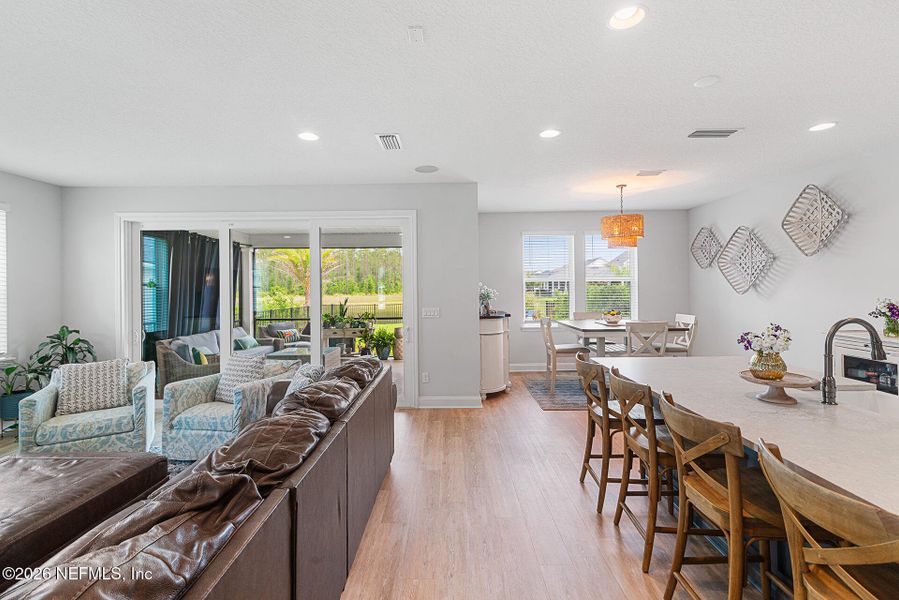 Furnished interior view inside a new home in Reflections at Nocatee, Ponte Vedra (Image 27).