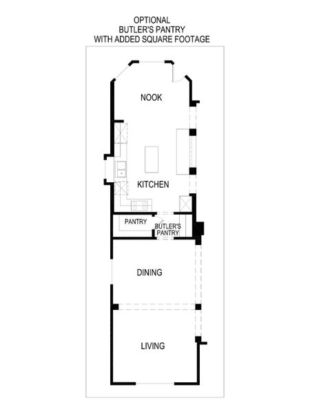 2D floor plan layout for the Seville 2500 F by First Texas Homes in Bear Creek, Cedar Hill, TX (Image 5).