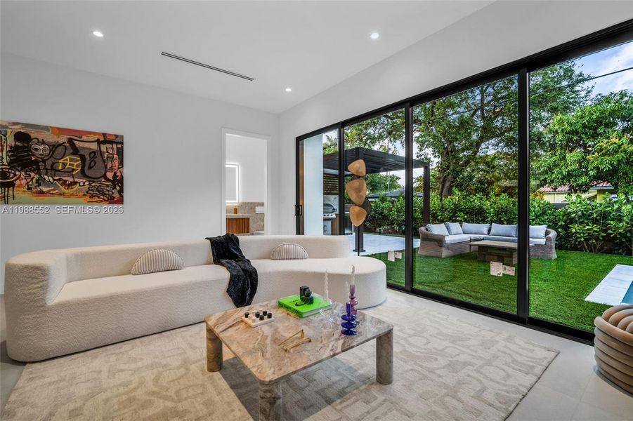 Furnished interior view inside a new home in , Miami Shores (Image 11).