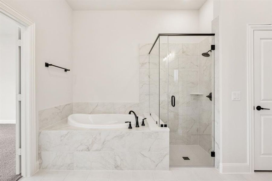 Furnished interior view inside a new home in Ridge Ranch Classic 60, Mesquite (Image 12).