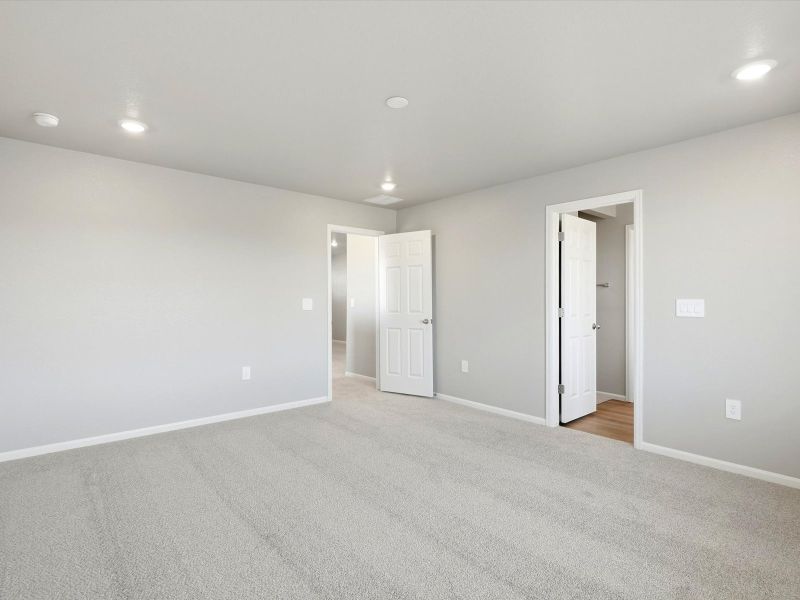 Spacious, unfurnished interior of a new home in Lorson Ranch : The Springs Collection, Colorado Springs (Image 15). Spacious, unfurnished interior of a new home in Lorson Ranch : The Springs Collection, Colorado Springs (Image 15).