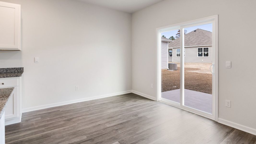 Representative unfurnished interior of a home built from the HAYDEN by D.R. Horton in Sidbury Station, Castle Hayne (Image 23).
