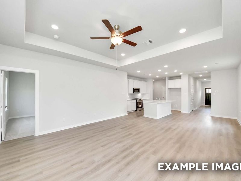 Representative unfurnished interior of a home built from the The Blanco F by Davidson Homes LLC in Windmill Estates, Magnolia (Image 18).