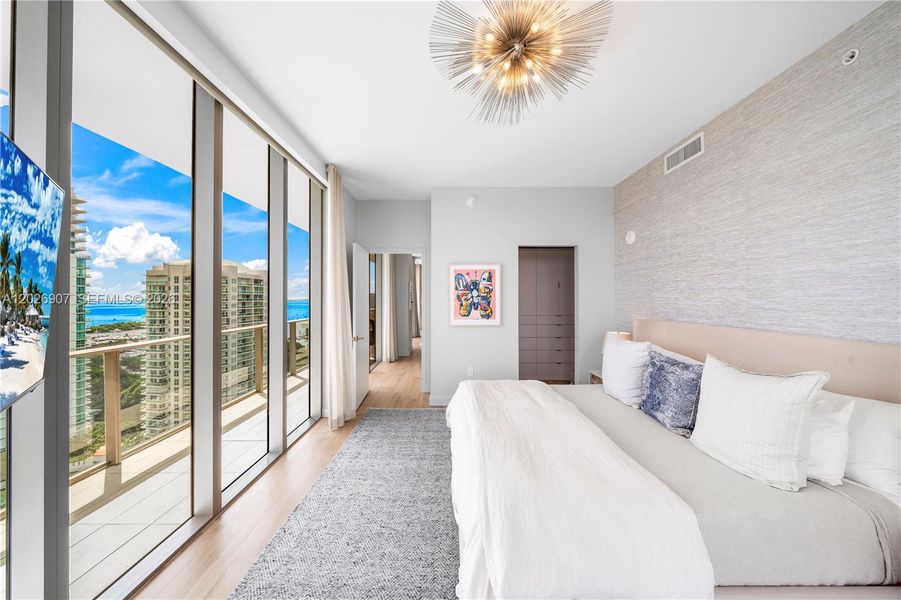 Furnished interior view inside a new home in , Miami (Image 13).