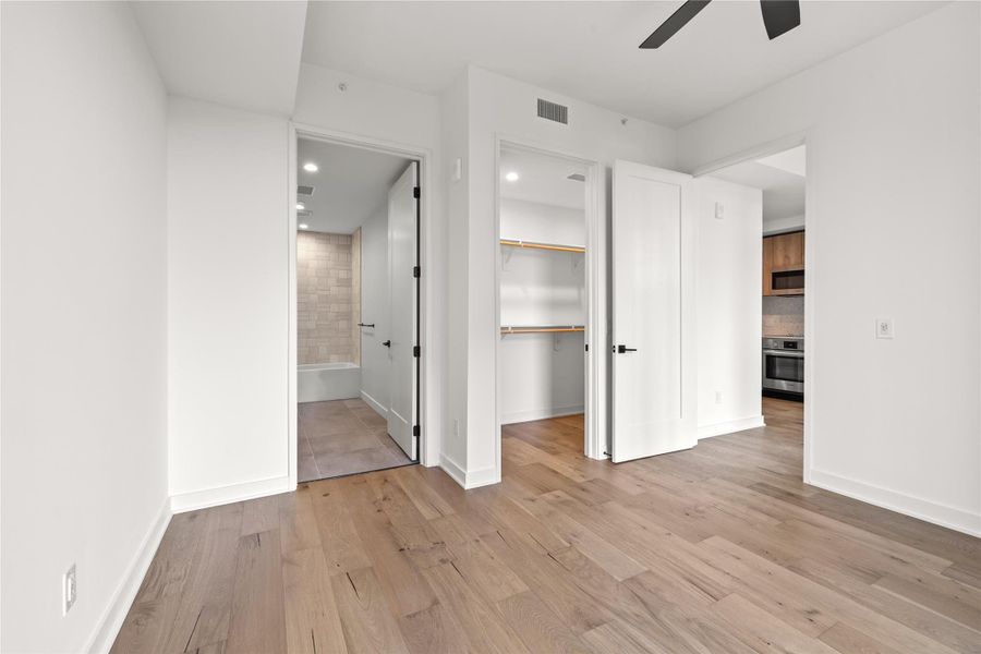 This photograph depicts the floor plan. These photos are a depiction of the Desert Calm finish. Unit 1508 has the Industrial Rainey finish out.