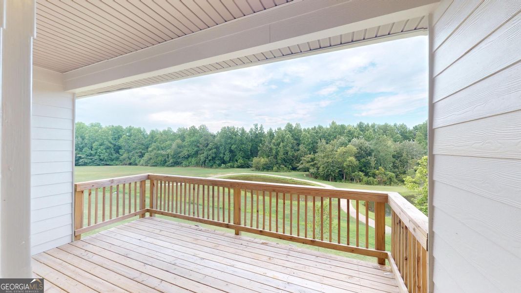 Exterior details and patio area of a home in Oakview Estates, Macon (Image 3).